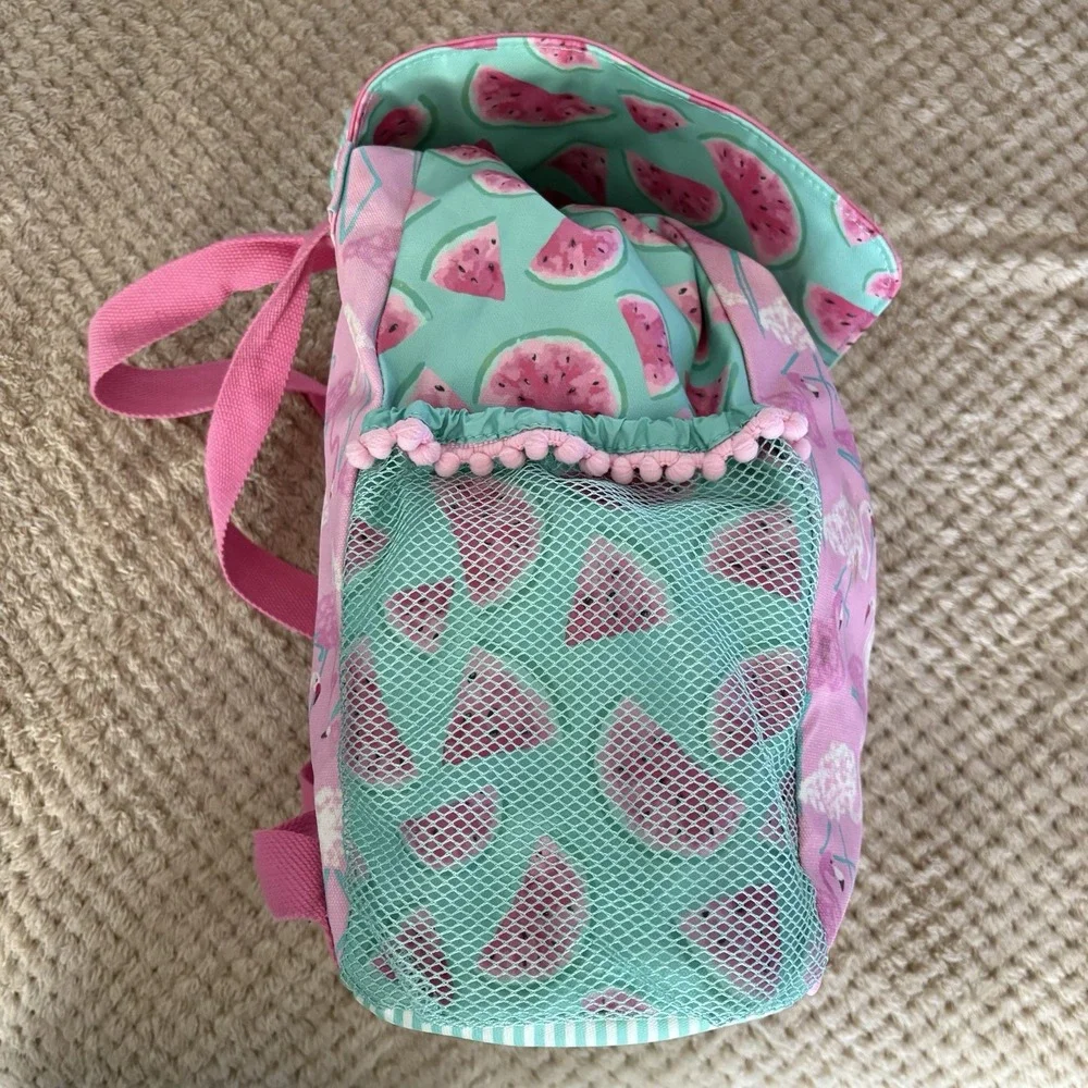 Matilda Jane Enchanted Garden Flamingo Dive All Day Swim Bag backpack 14